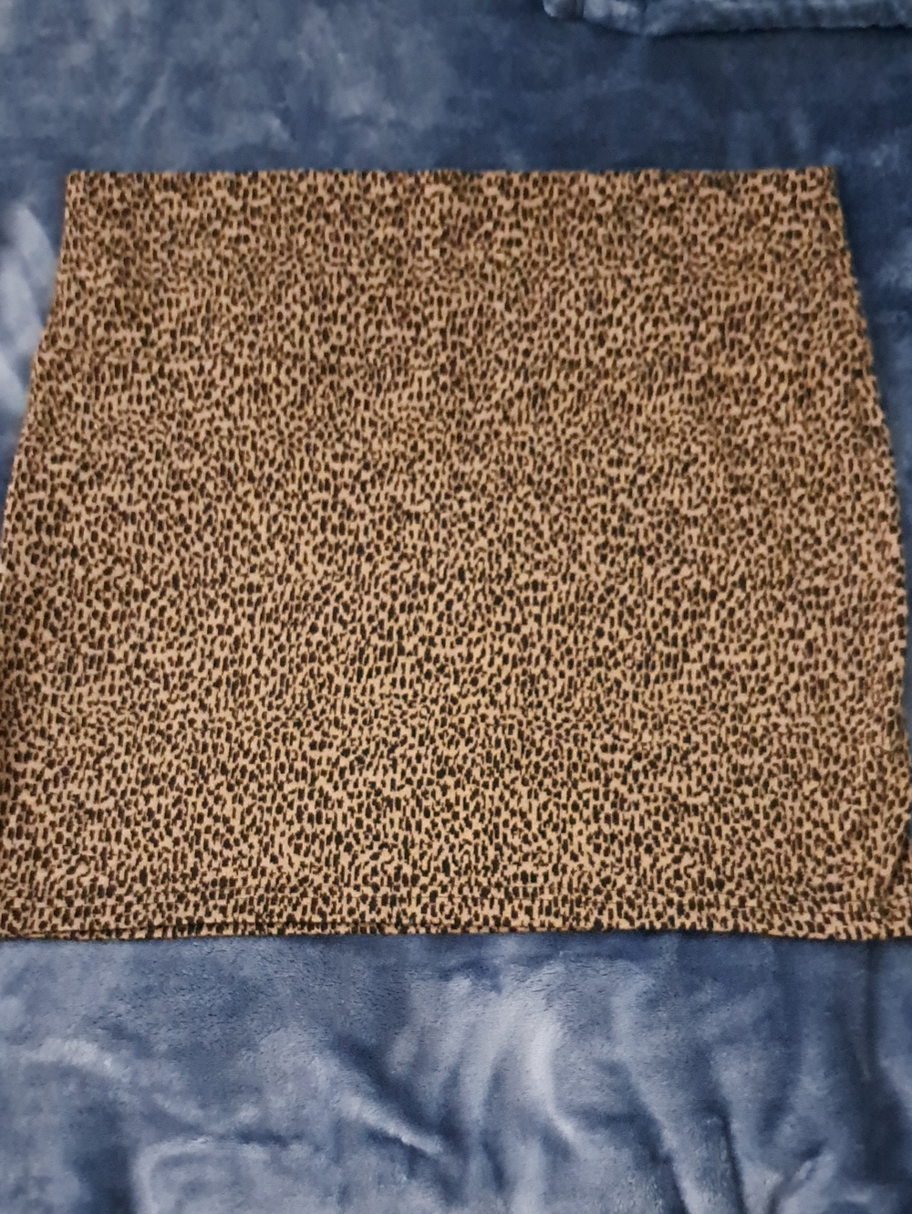 Body Central Leopard Print Mini Skirt - Tan and Black